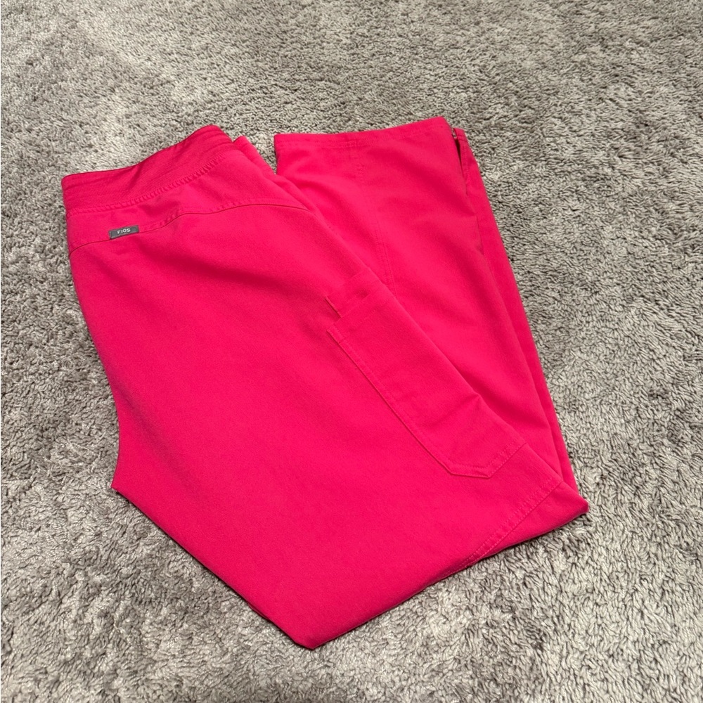 Pink FIGS Kade Cargo Pants